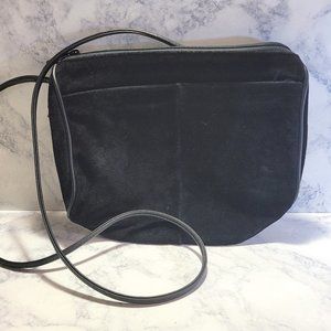Vintage Soft Suede Purse * Crossbody